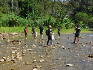 sumatra batu kapal nettoyage rivière